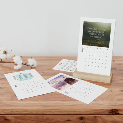 Rivia Mind Vertical Desk Calendar (2024)