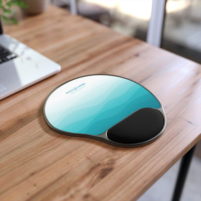 Rivia Mind Waves Mouse Pad With Wrist Rest