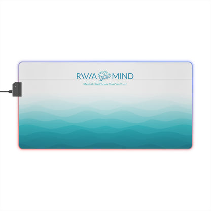 Rivia Mind Waves LED Gaming Mouse Pad